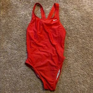 Nike one piece swim suit
